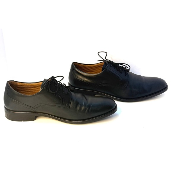 Johnston & Murphy Men Reeve Plain Toe Dress Shoe Oxfords Black Size 9.5 NWT/Box main image 3
